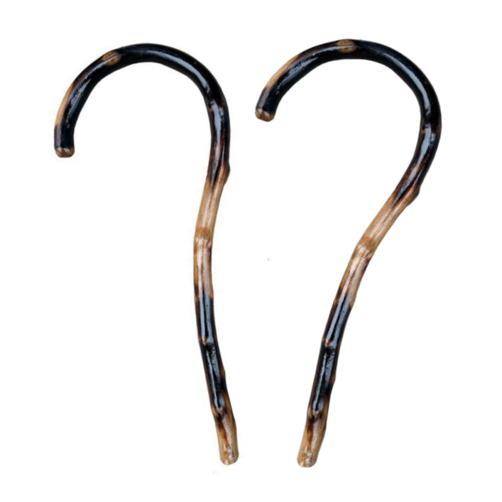 11레이지데이즈 원목 갈고리 안마기 물음표 마사지 지압봉 오십견, 2개