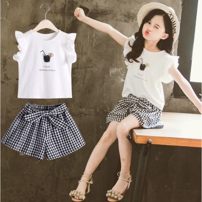 슈가푸딩 주니어 레몬콜라세트 초등학생 중학생 프릴상하 여아프릴나시