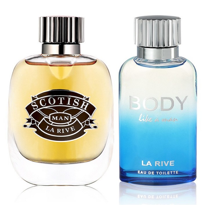 [공식수입] 라리브 남자향수 베스트픽 2종(바디라이크+스코티쉬), 180ml