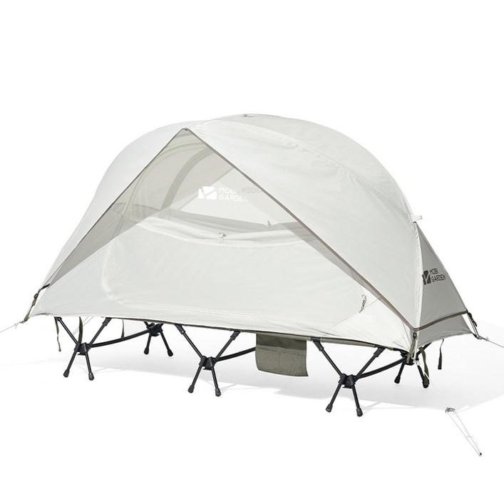 모비가든 캠핑 코트텐트 야전침대 텐트 백패킹 솔로캠핑 1인용 방수 방풍 초경량 야전침대 미포함