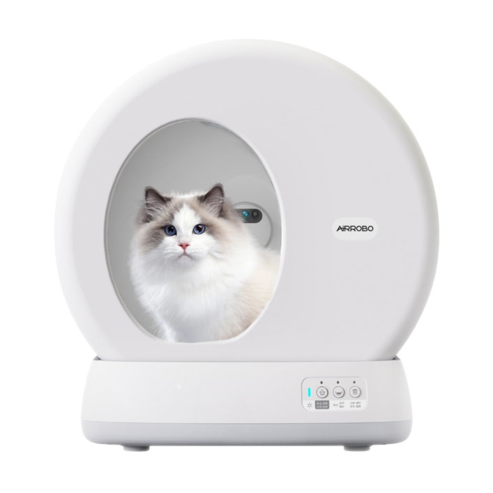 디클펫 고양이 자동 화장실 에어로보 UCAT Pro 카메라 포함