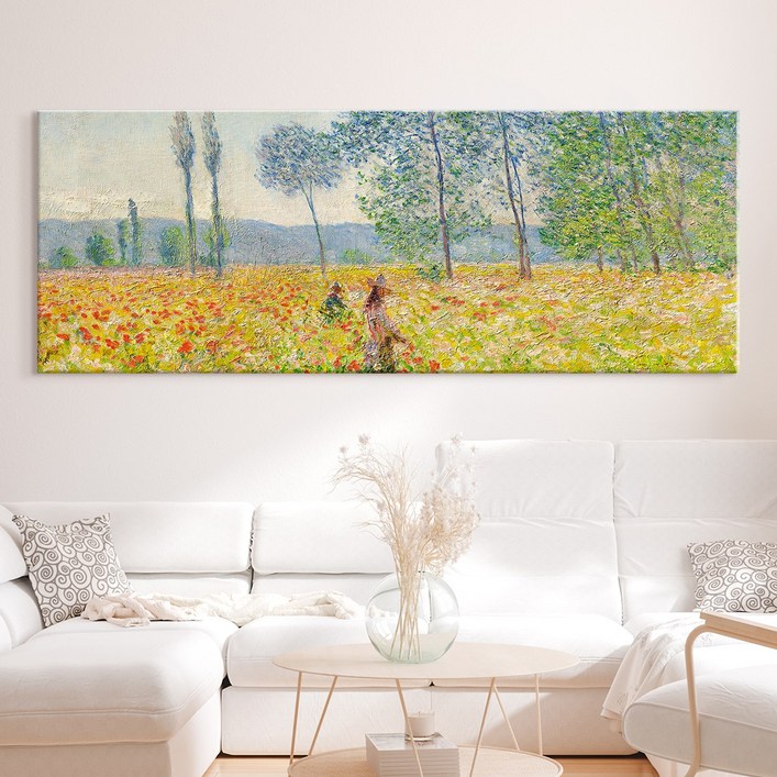 세계인기 명화그림 캔버스액자 41종 대형 와이드 홈카페 인테리어 거실 침실 카페 고흐 모네 그랜마모지스 몬드리안 시슬레 클림트 호퍼, 12. CM포플러 나무 아래