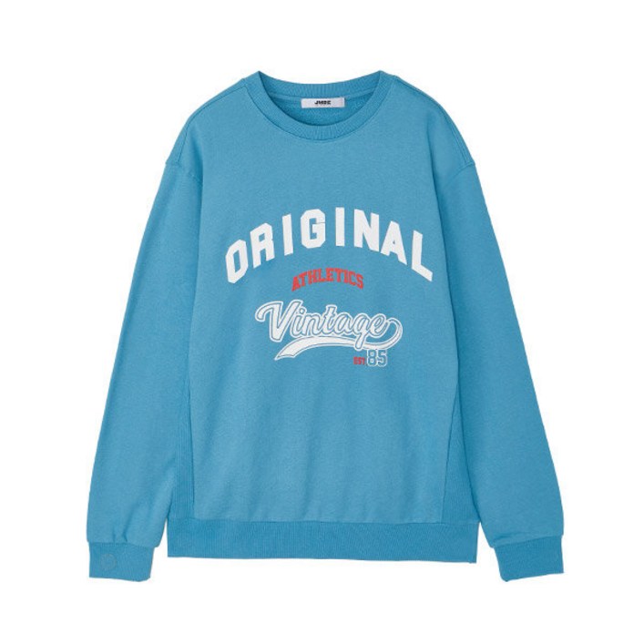 국내매장판 공용 캠퍼스 아트웍 맨투맨세미오버AM1WTS245BL 115010 잠뱅이