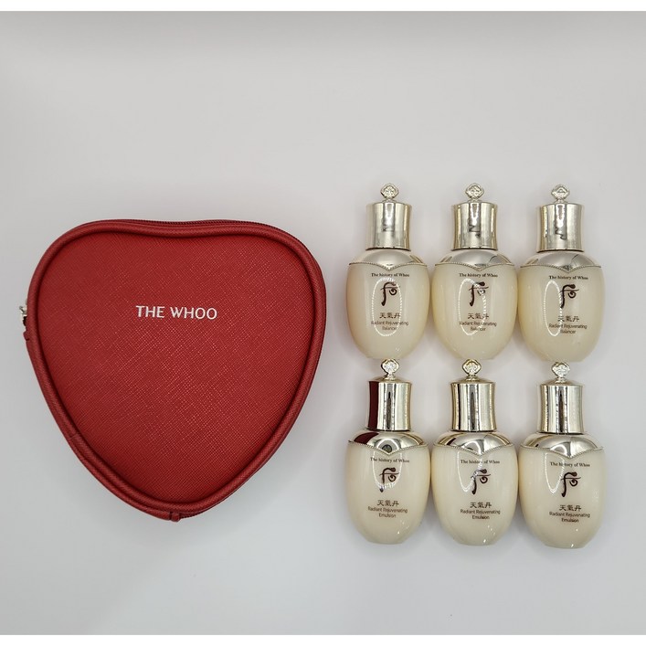 후 레드 파우치 + 천기단 화현2종 각25ml x 3세트