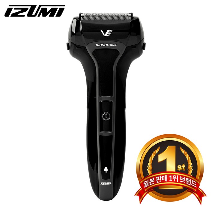 이즈미 전동 3중날 전기면도기 IKS2200 IPX7방수 습식 건식 선물