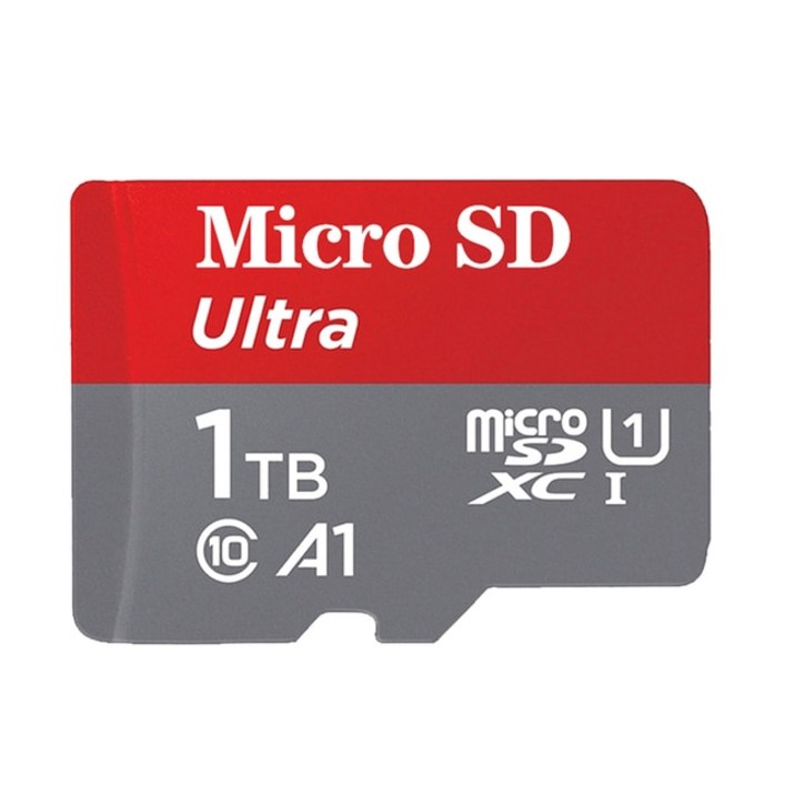 아이폰 삼성 호환 어댑터 고속 마이크로 SD 카드 2TB 100% 실제 용량 / TF 플래시 메모리 1TB 전화/컴퓨터/, 01 빨간, 03 grey 1테라, 03 grey 1TB