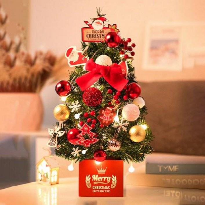 퓨어리퍼블릭 DIY 조립식 크리스마스 미니트리 풀세트