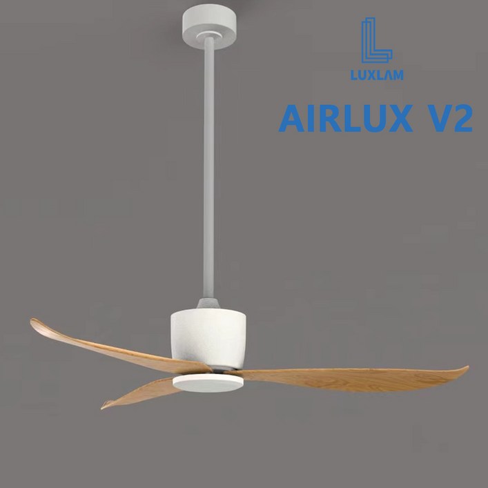 에어룩스 V2 실링팬 52인치 AIRLUX V2 더슬림한 BLDC 저소음 모터 저전력 천장형 선풍기, 우드