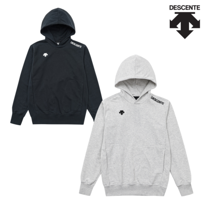 데상트 DESCENTE  데상트 자수로고 후드스웨트 티셔츠_DTM2601B 택1