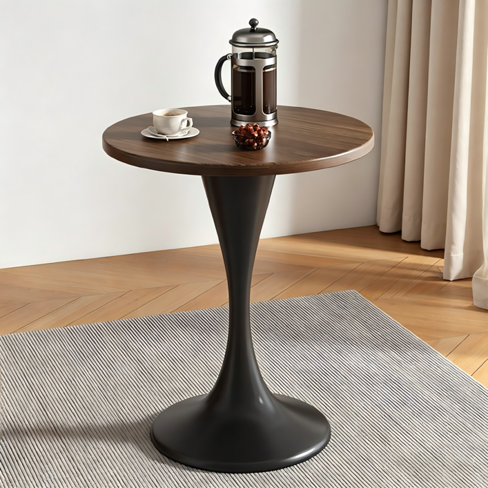 HN Quality Home 튤립 원형테이블 607080cm 거실 소파사이드 협탁 카페테이블 원탁 식탁