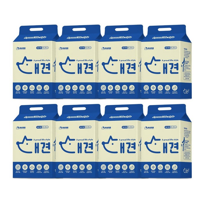 백세개로 대견패드 배변패드 중형 240매, 8개, 15개입