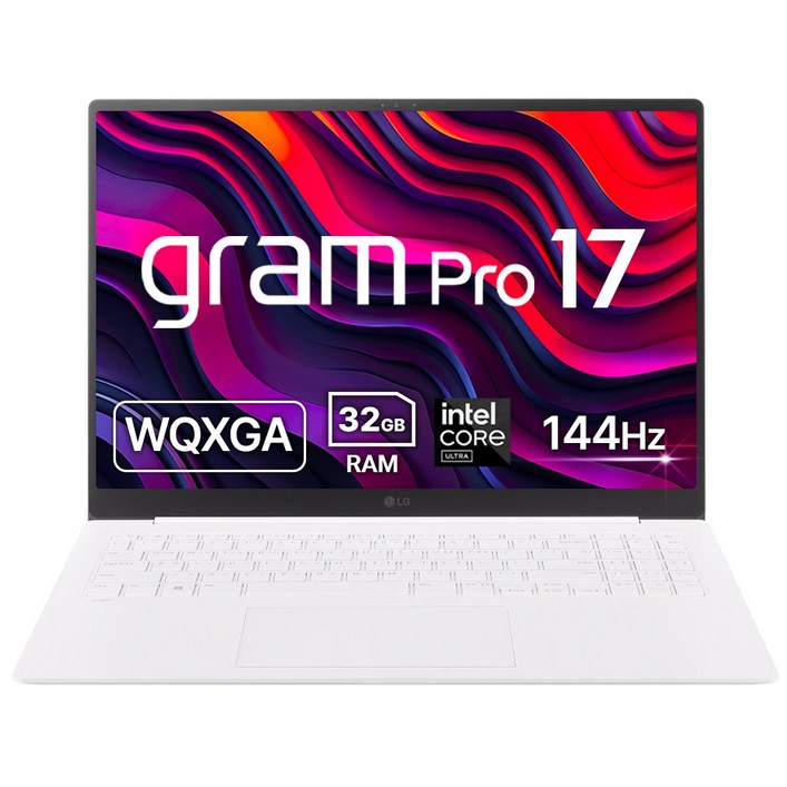 LG 그램 프로 17ZD90SP-GX59K Ultra5 32GB 512GB, 에센스 화이트, 17ZD90SP-GX59K, 1512GB, 32GB, Free DOS