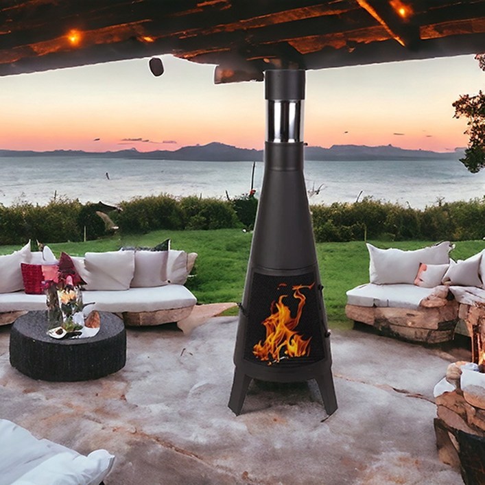 토니캠핑 휴대용캠핑화로 야외 우드스토브 장작난로 화로 캠핑화로대 화로대 그릴 화목난로 벽난로 바비큐 불멍화로, 1개