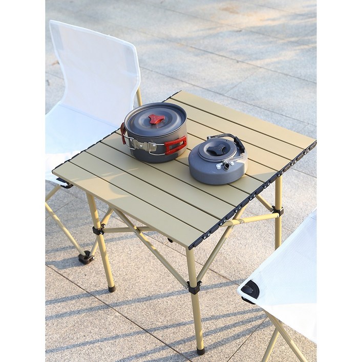 IGT 캠핑 테이블 높이조절 버너 접이식 사이드 보조 화로 좌식 캠핑롤, 우드 - 쇼핑앤샵