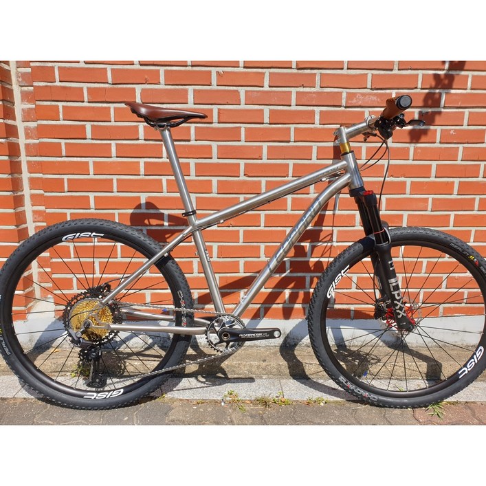 레오파드(LEOPARD) 풀티타늄 티타늄 자전거 MTB XT 완성차, 17인치