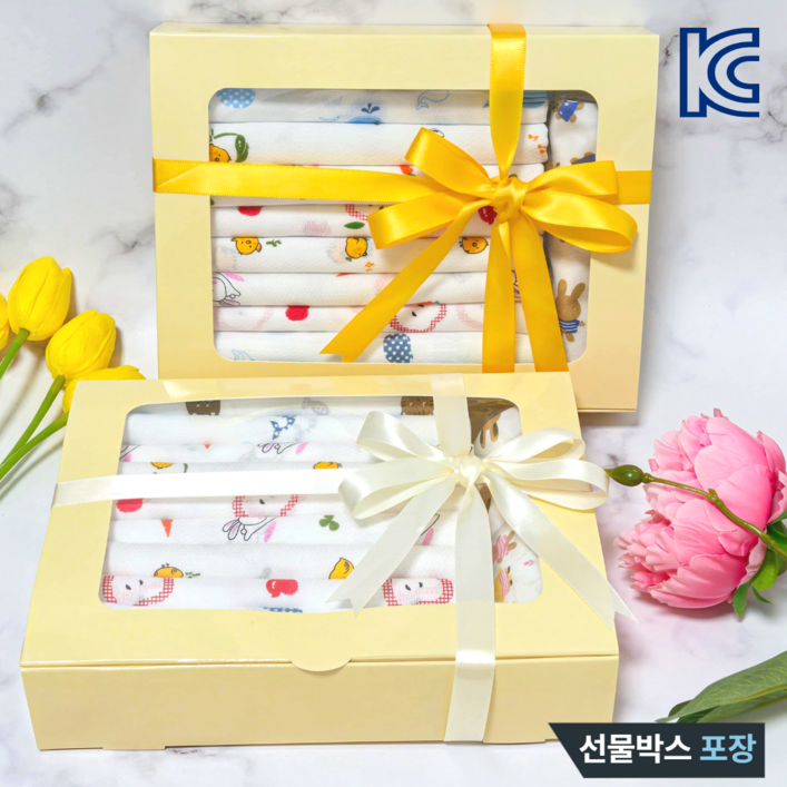 KC인증 에이린즈 국내산 순면100 가제손수건 선물세트 포장 임신출산선물 백일 돌 명절선물 KC인증 에이린즈 국내산 순면100 가제손수건 선물세트 포장 임신출산선물 백일 돌 명절선물