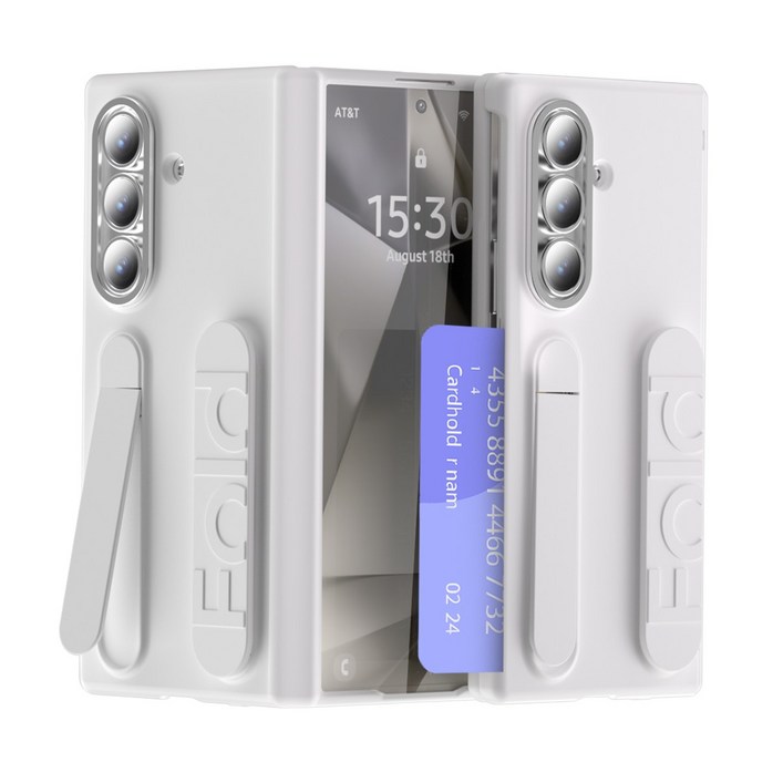 HEZO헤조 갤럭시 Z 폴드 카드수납 힌지보호 거치대 멀티 케이스