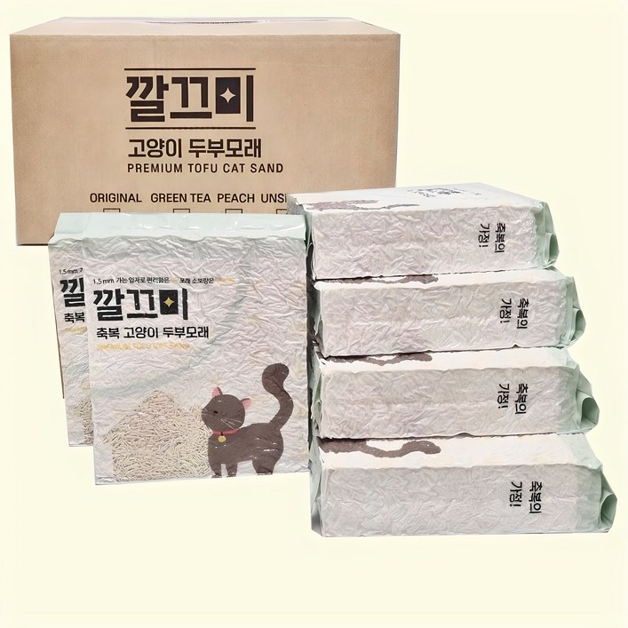 고양이두부모래 1.5mm 극세사입자