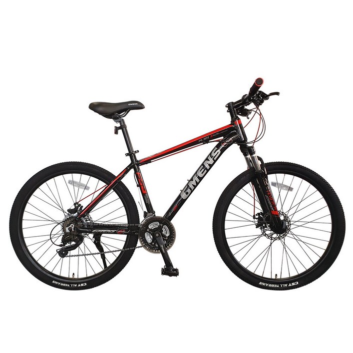 [지멘스 자전거] 시마노EN 알루미늄프레임 MTB 자전거 원터치변속21단 기계식디스크, 170cm, 1개, [미조립박스]시마노 EN블랙/레드