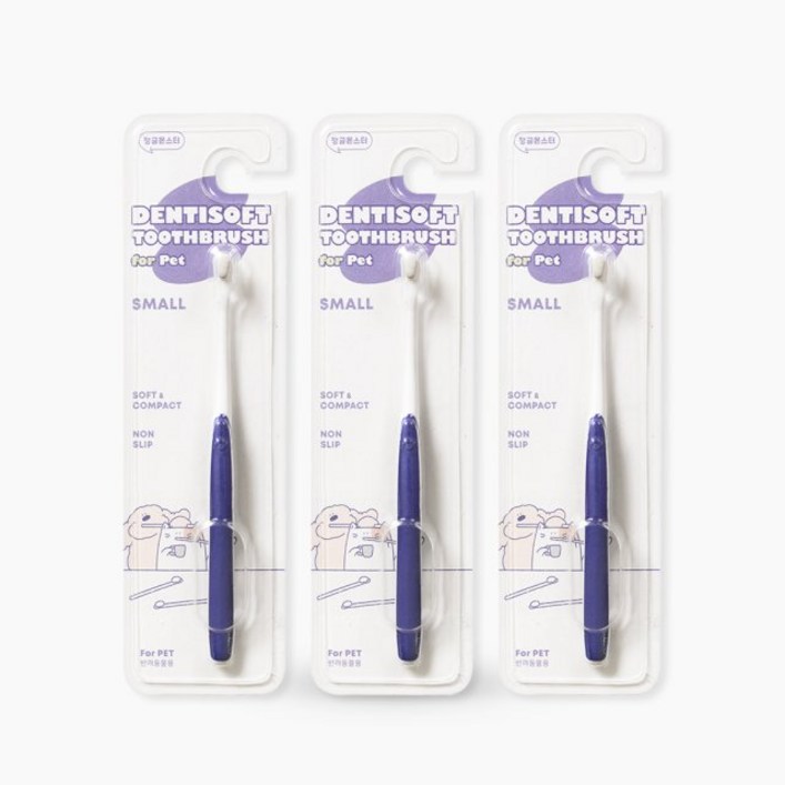 정글몬스터 덴티소프트 반려동물 칫솔 S
