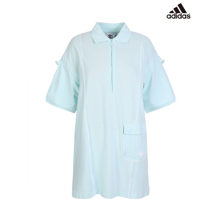 아디다스 adidas 여성 민트 카라반팔 원피스