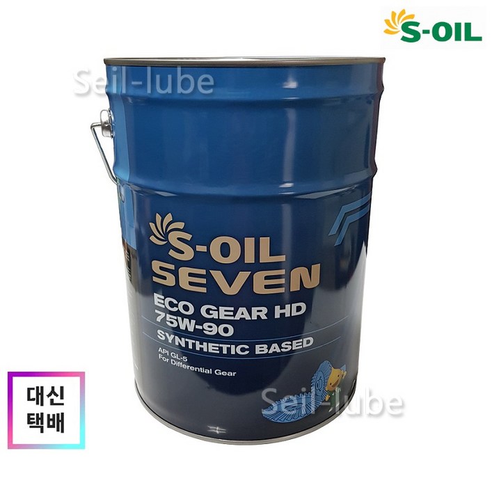 SOIL 세븐 에코 기어 HD 75W90 20L 디퍼렌셜 액슬 데후 오일