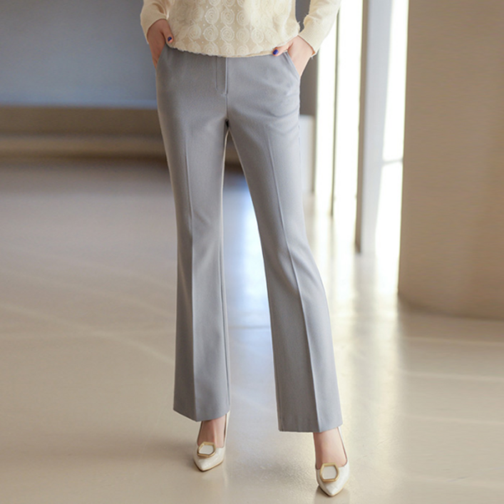 스타일온미 스타일온미  클린핏 말랑 쫀득 젤리 텐션 슬림 부츠컷 슬랙스