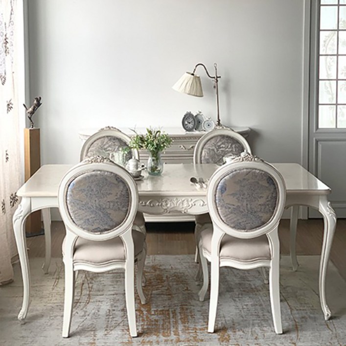 꼬떼따블 본사 엘리즈 식탁  화이트그레이