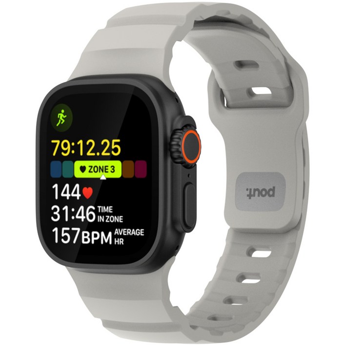 파우트 애플워치 호환 실리콘 스트랩 스포츠 밴드 38/40/41/42/44/45/46/49 mm