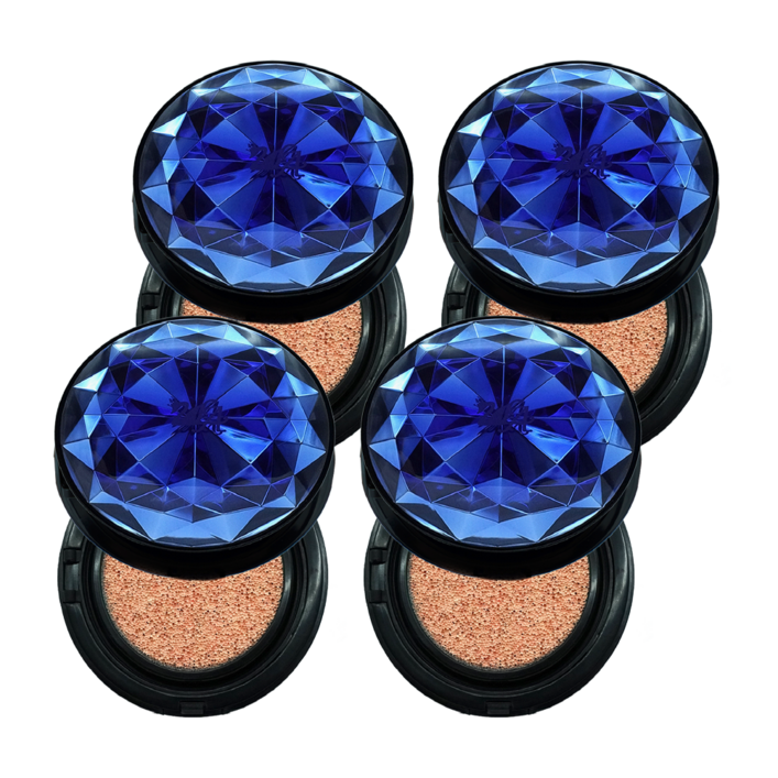 [면세점 브랜드] 투라 뱀파이어 여신 쿠션 팩트, 4개, 블루 사파이어 23호