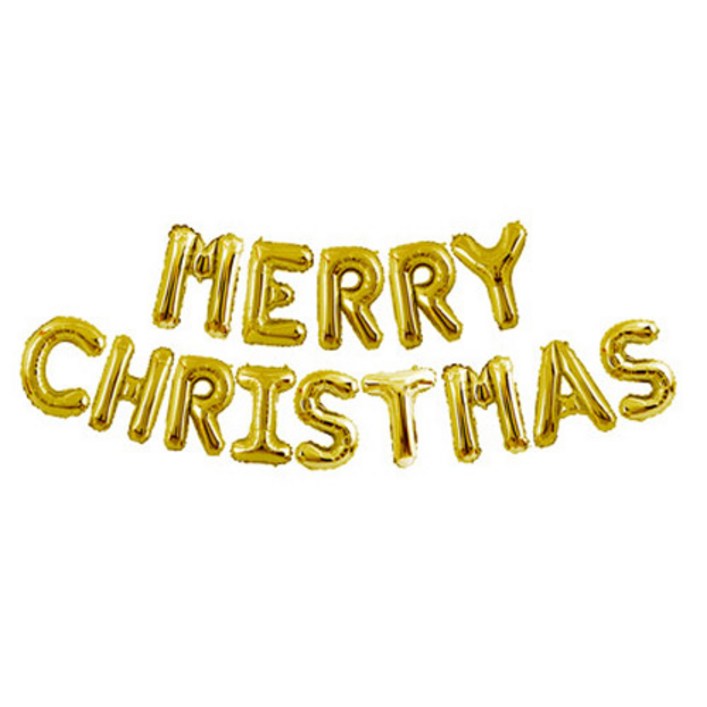 크리스마스 풍선 홈 파티 알파벳 이니셜 가랜드 장식