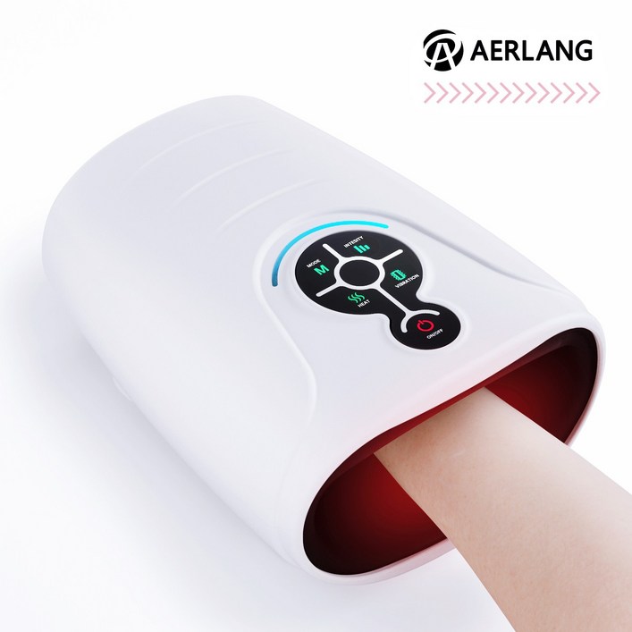 AERLANG 손 손목 마사지기/무선 핸드 케어 마사지, 공기압 가열 HM08