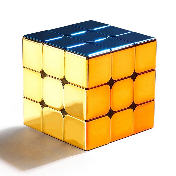 투데이리빙 프리미엄 골든 메탈 큐브 특이한 마그네틱 cube 키덜트 장난감 스피드 큐빙 블록 맞추기 취미 활동 스트레스 해소