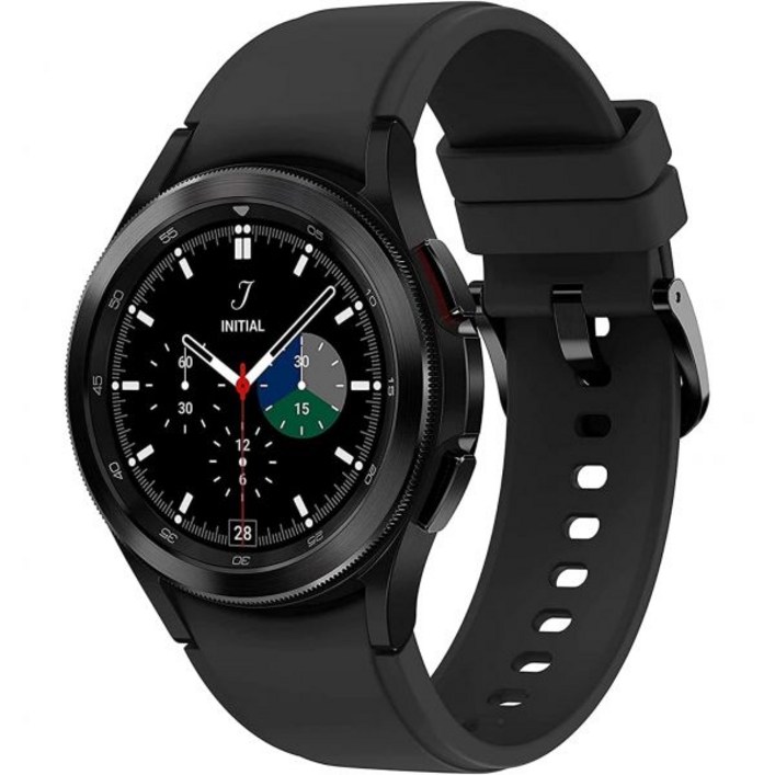삼성 갤럭시 워치 4 클래식 42mm 스마트워치 ECG 모니터 건강, 피트니스, 달리기, 수면 주기, GPS 낙상 감지 블루투스 미국 버전 블랙