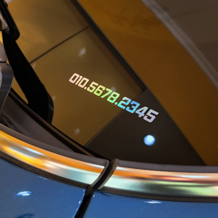 깔끔한 전화번호스티커 오토바이 자전거 차량용 소형 주차번호알림판