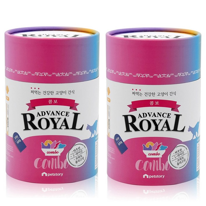 어드밴스 로얄 스틱 짜먹는 고양이간식 50p*2개, 100개, 10g