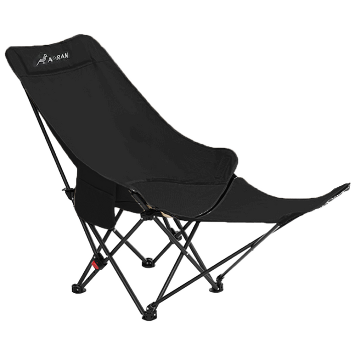 AORAN 캠핑의자 1+1 접이식 각도조절 경량 무중력의자, 2개, 블랙