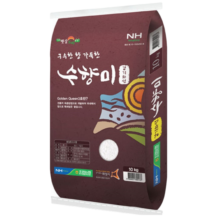 2025년햅쌀 수향미 10kg 조암농협 구수한 누룽지향, 10kg, 1개, 상등급