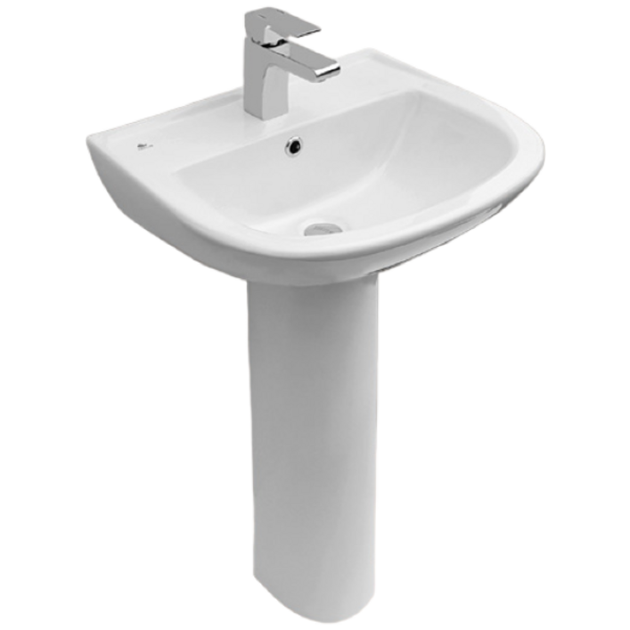 고치고 해림바스 DL1001 1홀긴다리세면대,세면대 교체,시공,욕실,긴다리 세면대,세면기,욕실,화장실,전국배송,세면대부속, 1개, 단일 색상