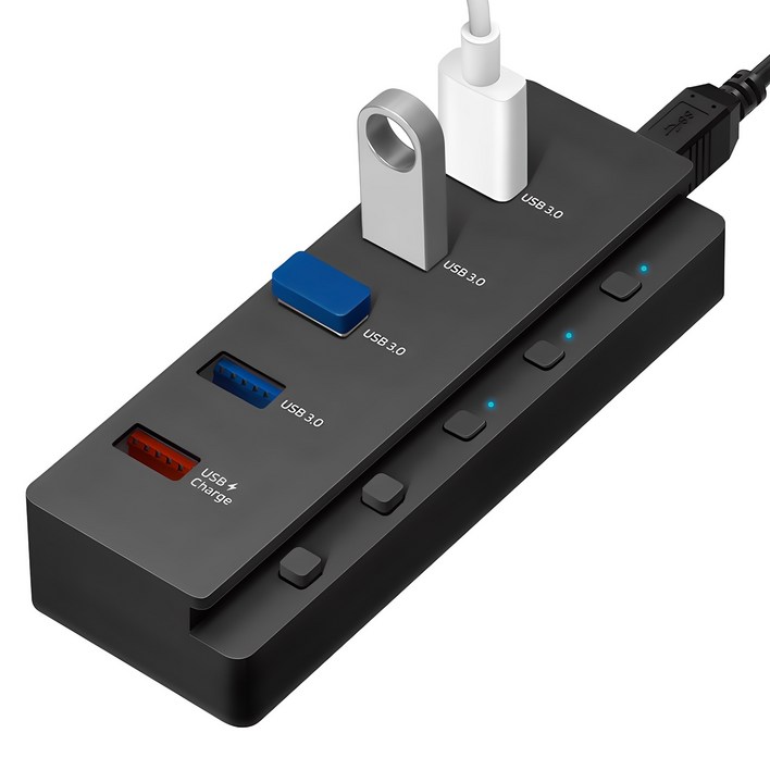 홈플래닛 5포트 USB3.0 유전원허브 HUB5PT USB4 충전1 홈플래닛 5포트 USB3.0 유전원허브 HUB5PT USB4 충전1