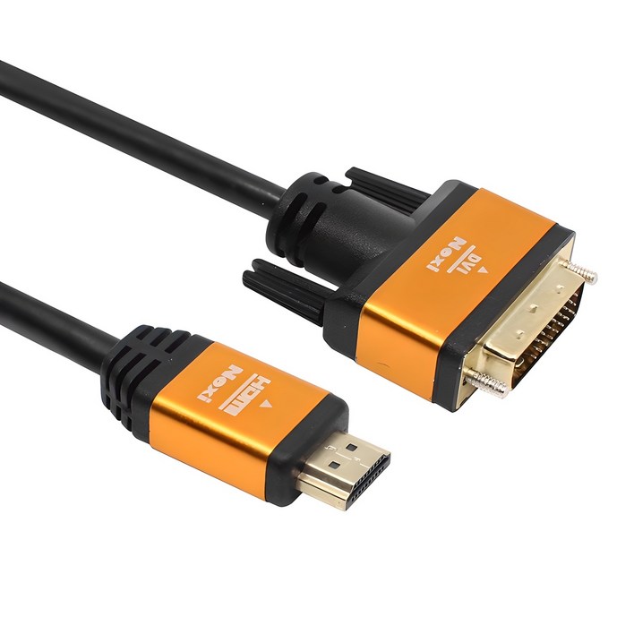 넥시 HDMI 2.0 to DVI 골드메탈 모니터 케이블 V2.0 넥시 HDMI 2.0 to DVI 골드메탈 모니터 케이블 V2.0