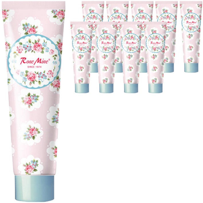 로즈마인 퍼퓸드 핸드크림 가든로즈, 60ml, 10개
