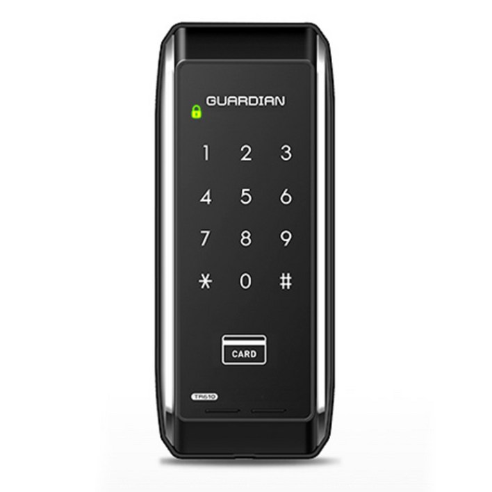 혜강씨큐리티 GUARDIAN 디지털보조키 손잡이 없음 도어락 TR710  카드키