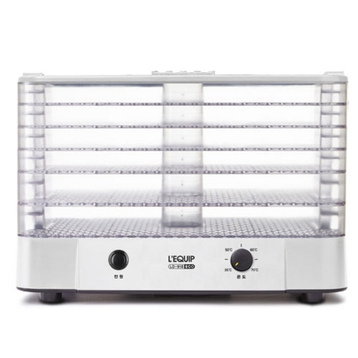 리큅 투명 6단 식품건조기 LD918ECO T24W, LD918ECO T24W