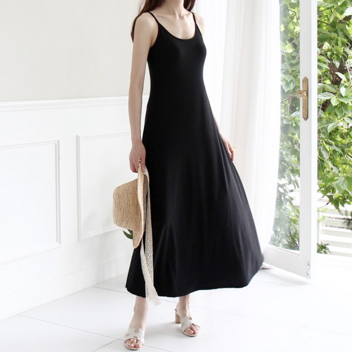 세이스타일 유닛 끈나시 A롱 원피스