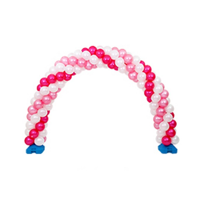 풍선아치 만들기 풍선만 핑크 스파이럴 펄화이트 76p + 펄라이트핑크 38p + 펄푸치샤 38p 세트