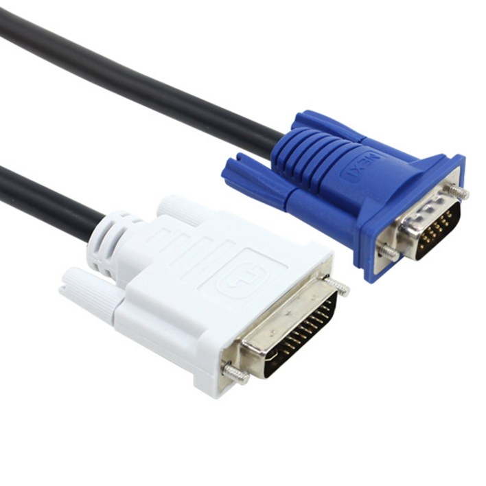 넥시 DVI to RGB VGA 케이블 3m, NX479NXDVIRGB030, 1개