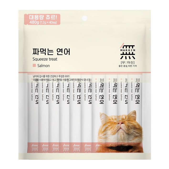 바우와우 무마진 짜먹는 고양이 간식 40p