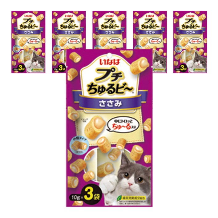 이나바 고양이 쁘띠 츄르비 사료 3p