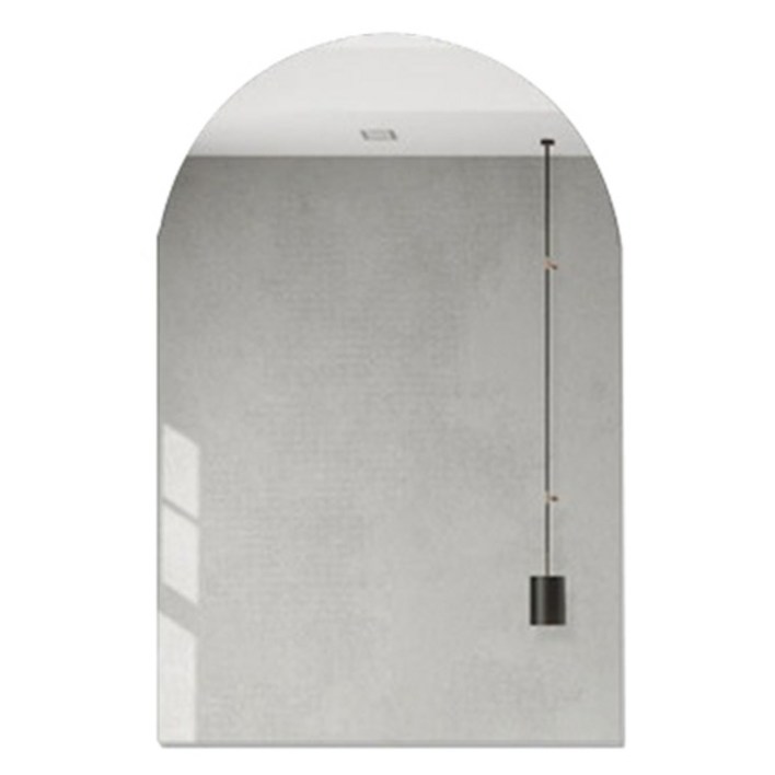 앞날창창 붙이는 아크릴 욕실 화장실 벽 인테리어 거울 라운드, 실버